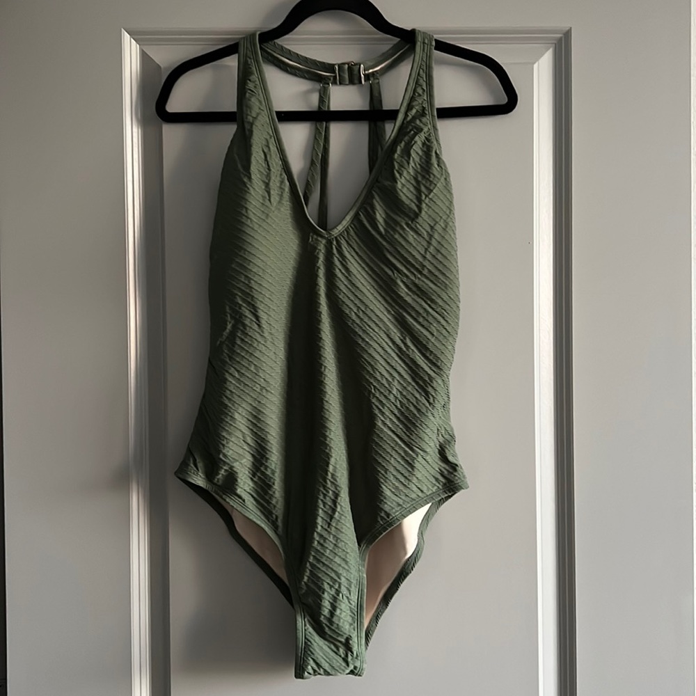 Green One-Piece Swimsuit